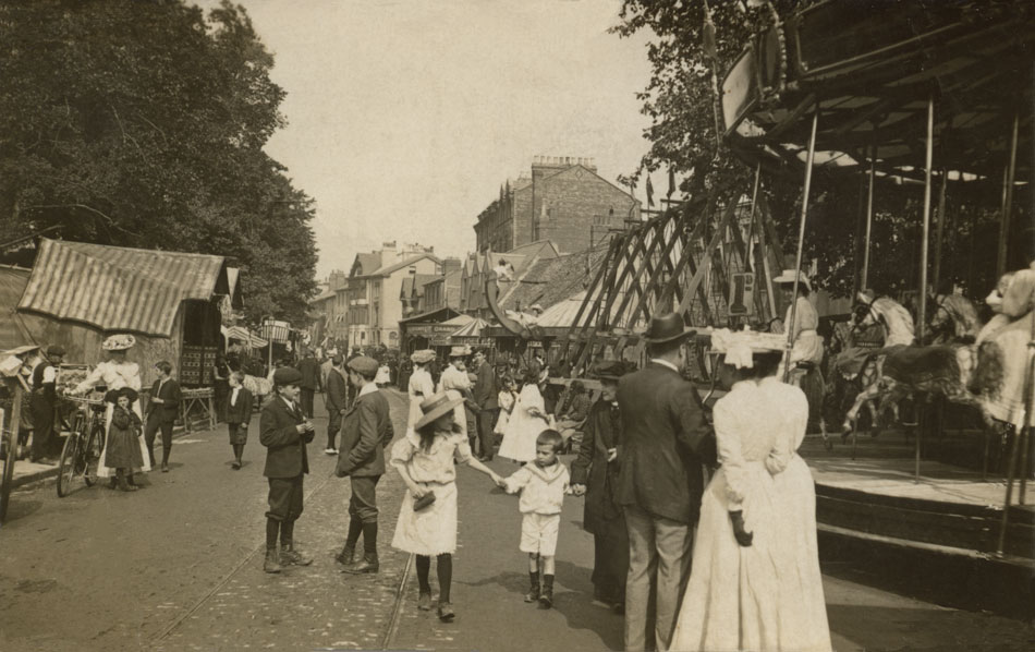 St Giles' Fair in Edwardian times