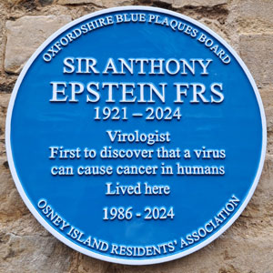 Epstein blue plaque