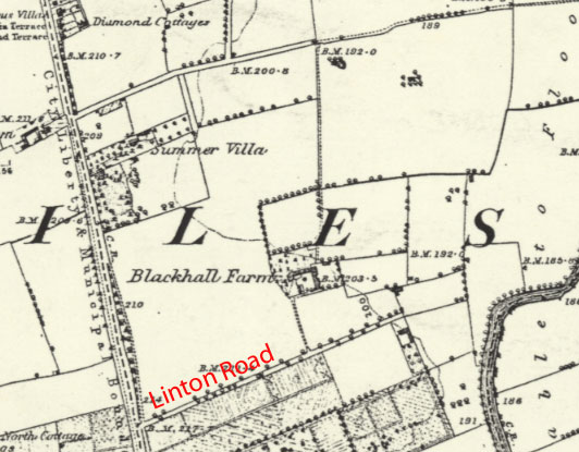 Blackhall Farm in 1876]