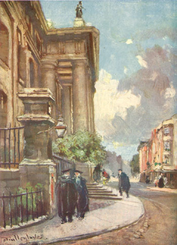Eastern corner of Broad Street