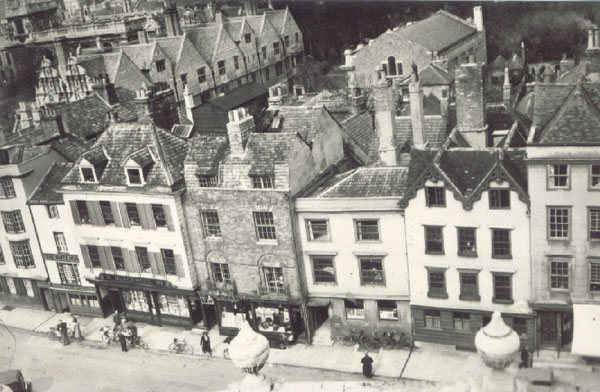 Houses on site of New Bodleian Library