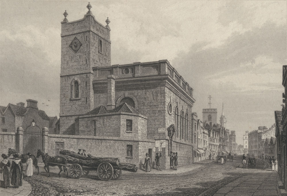 St Peter-le-Bailey Church in 1835