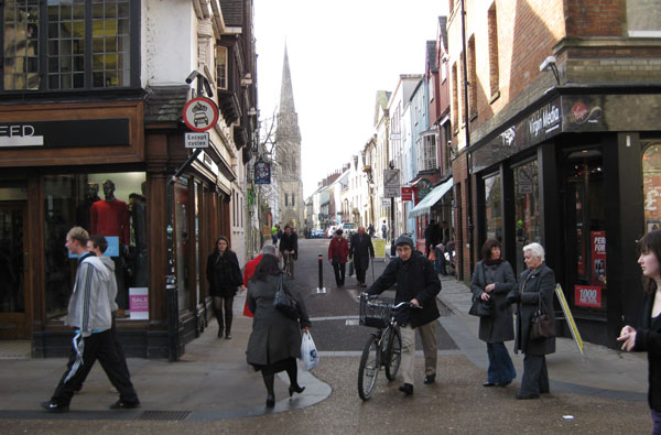 St Michael's Street in February 2009