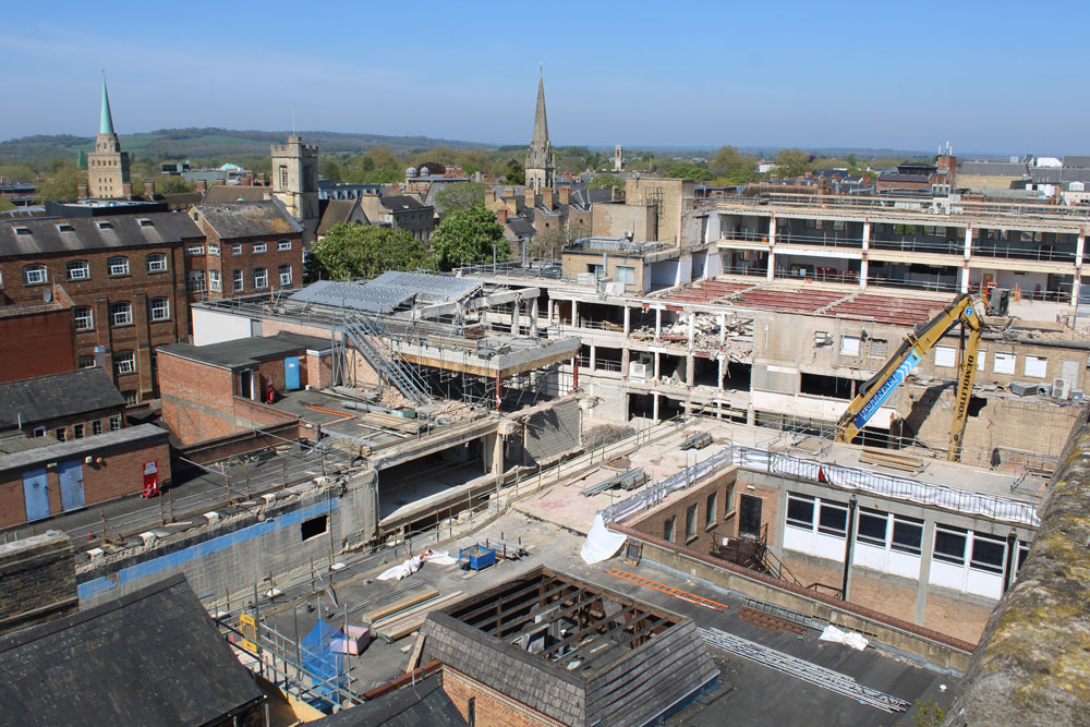 Clarendon Centre being demolished 2026