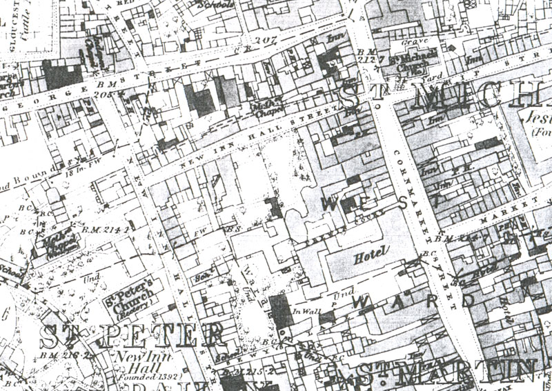 Cornmarket in 1876