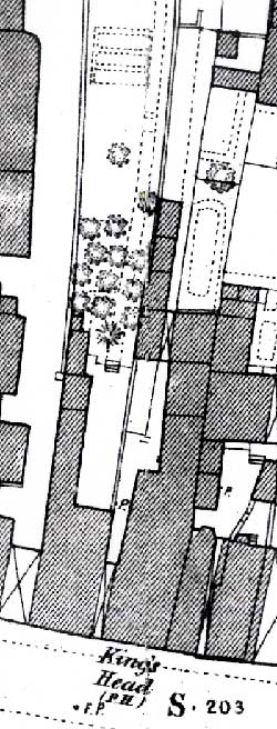 King's Head passage in 1876