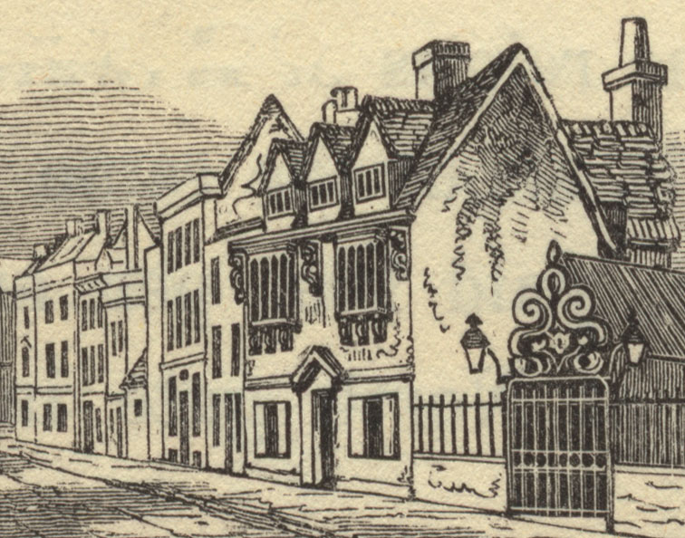 35 Holywell Street by Delamotte in the early 1830s