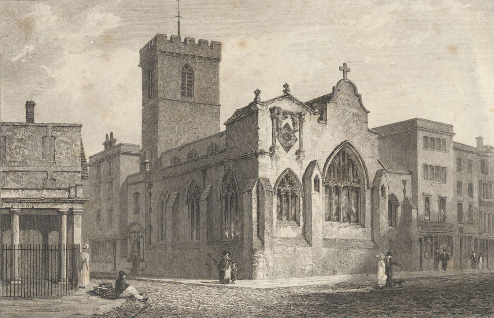 St Martin's Church in 1819