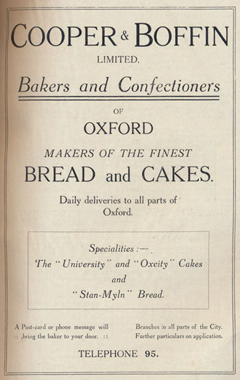 Cooper & Boffin advertisement in Kelly's Directory for 1927