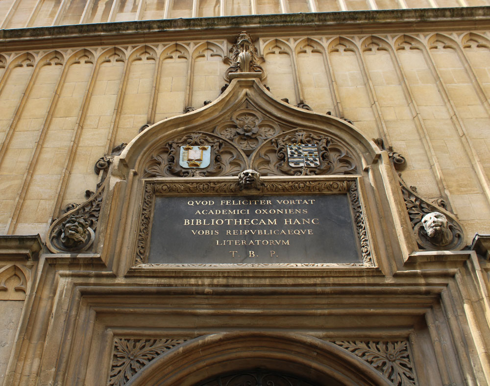 Inscription to Thomas Bodley