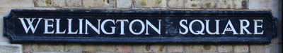 Wellington Square road sign
