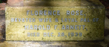 Inscription to Florence Rose Arnett
