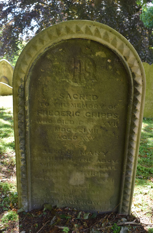 Frederick Cripps grave