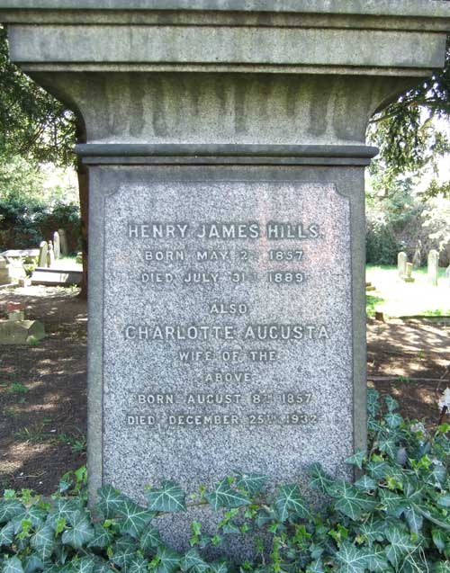 Inscription to Henry & Augustus Hills